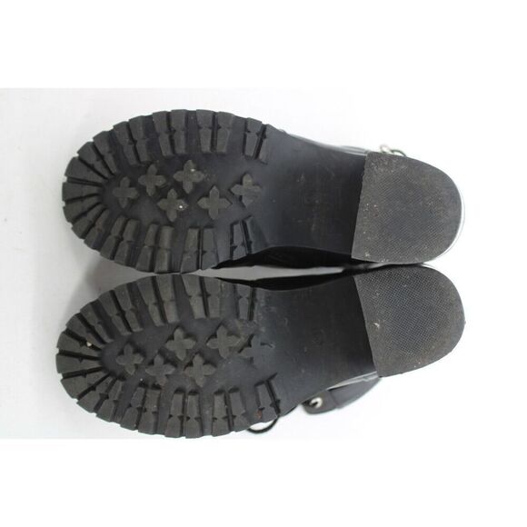 Diba Carryn Combat Boots Size 9m Black Heel 3" - Picture 10 of 10